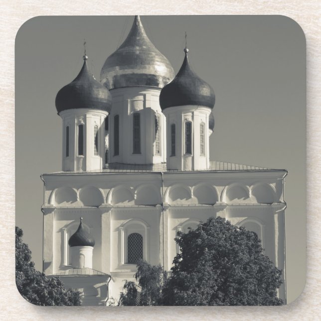 Pskov Kremlin and Trinity Cathedral Coaster (Front)
