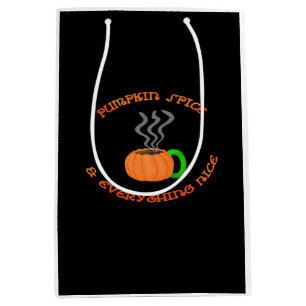 PSL Pumpkin Spice & Everything Nice Medium Gift Bag