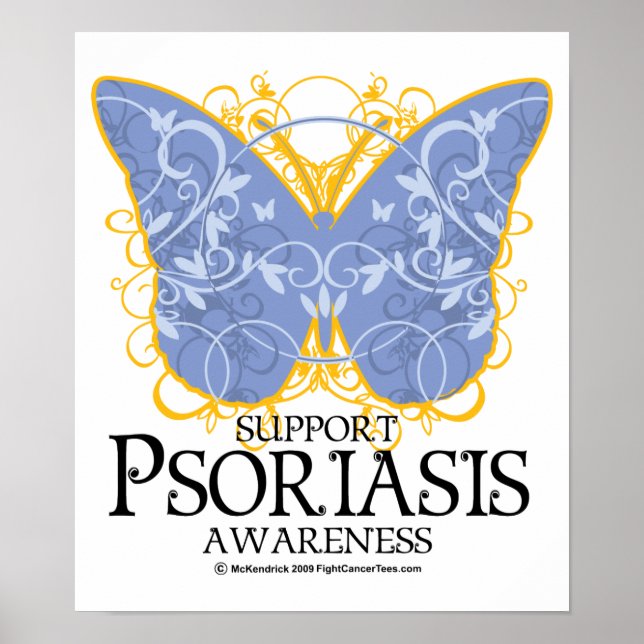 Psoriasis Butterfly Poster (Front)