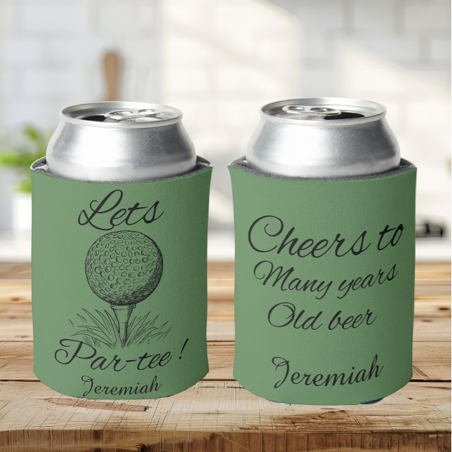 Psr-Tee Birthday  Golf-Themed Birthday  Can Cooler (Creator Uploaded)