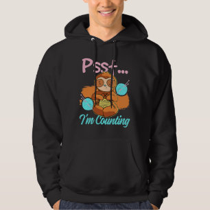 Psst I M Counting Sloth Knitting Hoodie