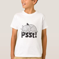 Psst Lazy cat is sleeping