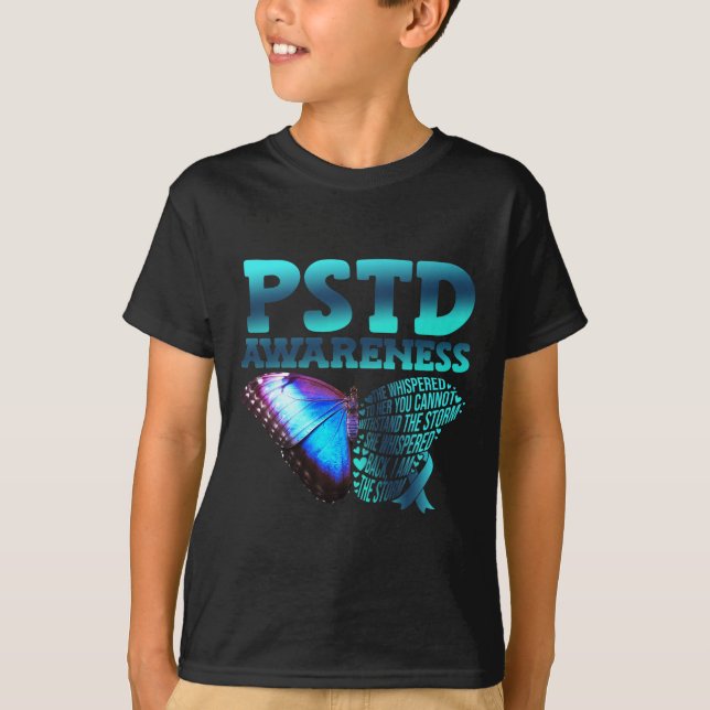 Pstd Awareness Post-traumatic Stress Disorder Butt T-Shirt (Front)