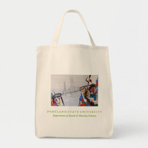 PSU SPHR Organic Cotton Grocery Tote Bag