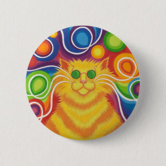 Psy-cat-delic button badge