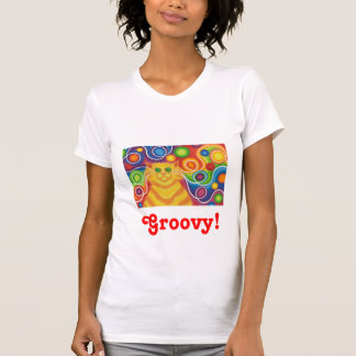 Psy-cat-delic 'Groovy!' t-shirt