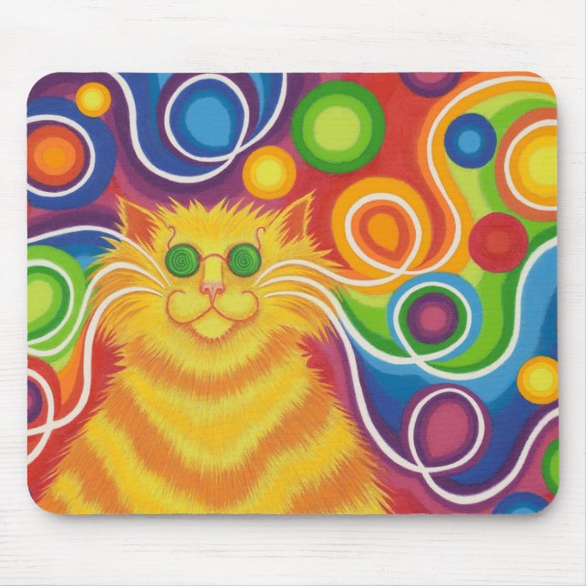 Psy-cat-delic mousepad (Front)