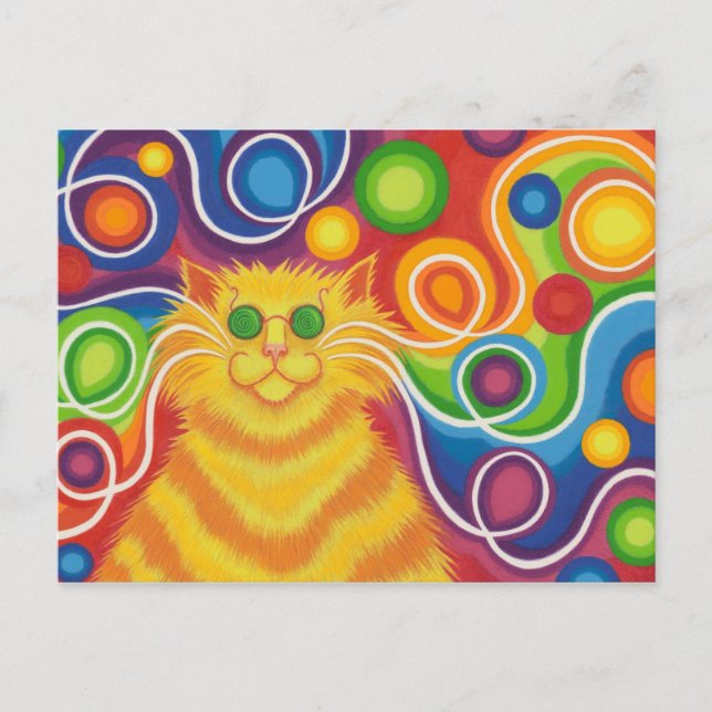 Psy-cat-delic postcard (Front)