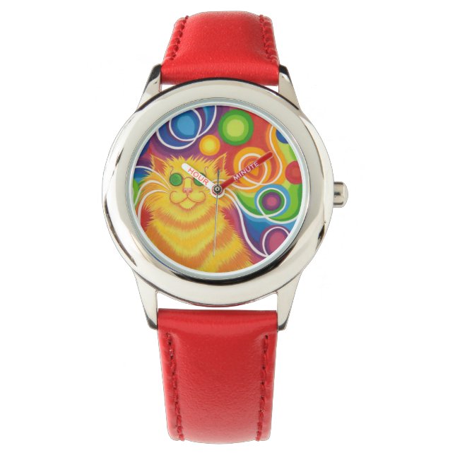 Psy-cat-delic print watch (Front)