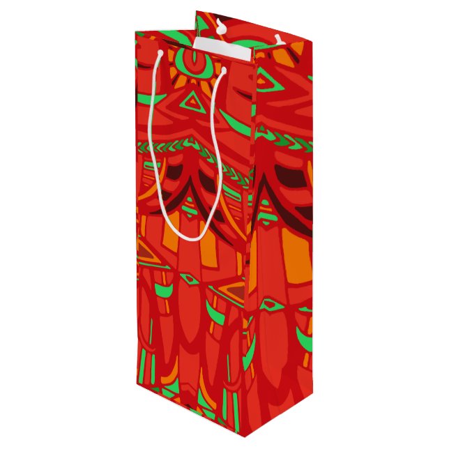 Psy wings large gift bag (Back Angled)