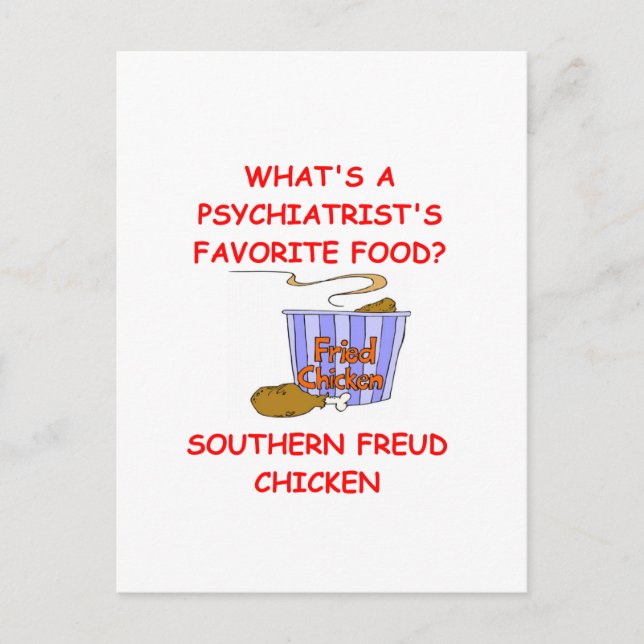 PSYCH joke Postcard (Front)