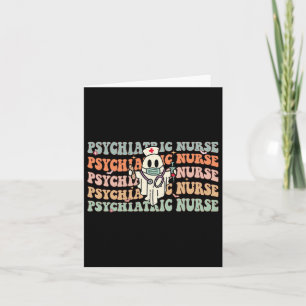 Psych Nurse Halloween Psychiatric Mental Health Nu Card