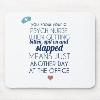 Psych Nurse Mouse Pad