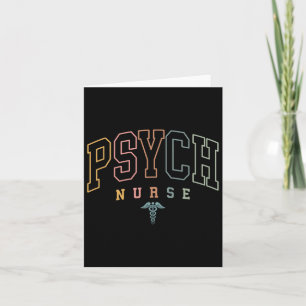 Psych Nurse Psychiatric Nurse Mental Health Nurse Card