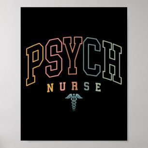 Psych Nurse Psychiatric Nurse Mental Health Nurse Poster