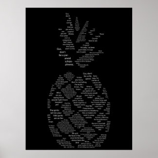 Psych Quotes Pineapple Poster