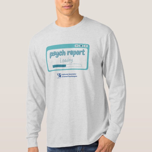 Psych Report Mens Long Sleeve Tee (Front)
