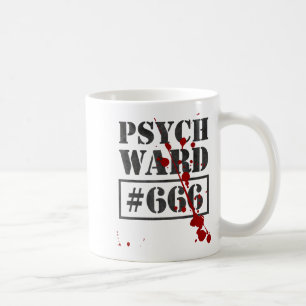 Psych Ward _ Funny Prisoner Costume Inmate Vintage Coffee Mug