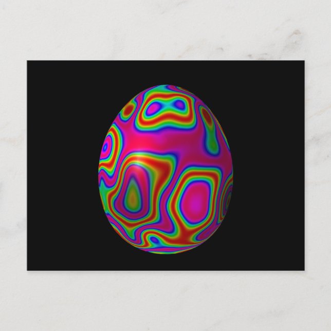 Psychadelic Egg 5 Postcard (Front)