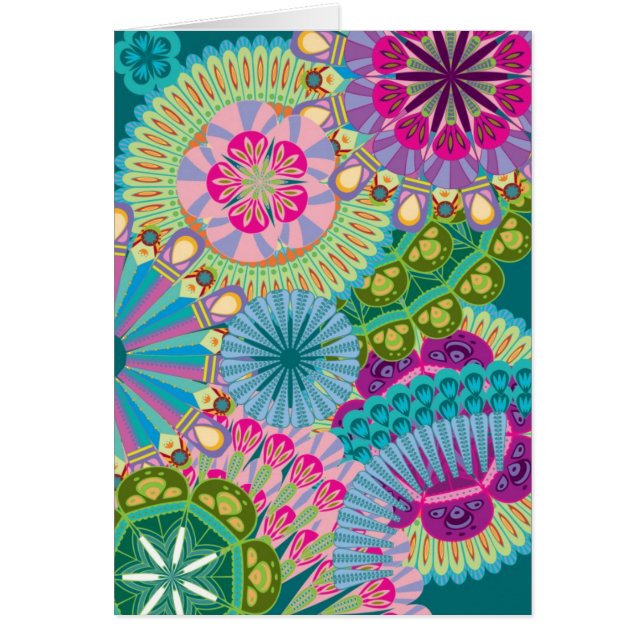 psychadelic feather flowers (Front)