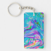 Psychadelic Liquid Colourful Abstract Pattern Blue