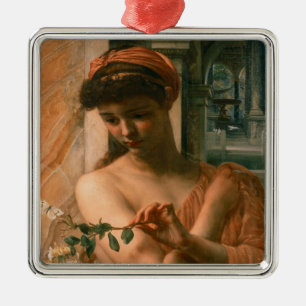 Psyche in the Temple of Love (by Edward Poynter) Metal Tree Decoration