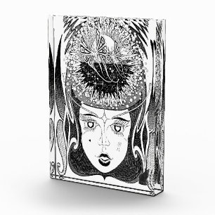 Psyche Line Illustration Acrylic Block