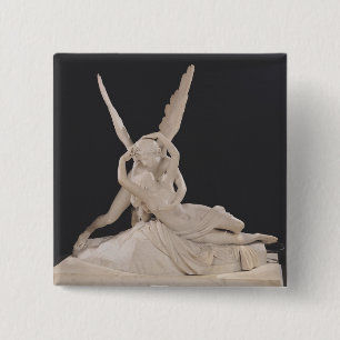 Psyche Revived by the Kiss of Cupid 1787-93 15 Cm Square Badge