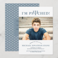 Psyched ψ Psychology Graduation Invitation