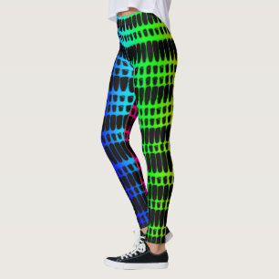 Psychedelic 4 Colours Leggings