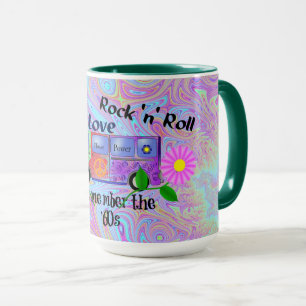 Psychedelic '60s--Peace, Love, Rock 'n' Roll Mug