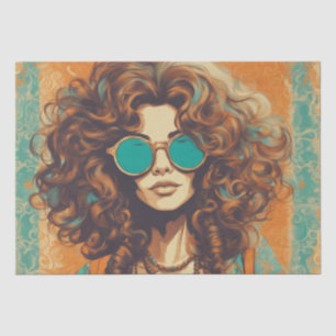 Psychedelic: A 1960s Retro Hippie Decoupage Paper