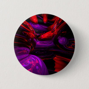 Psychedelic Abstract Button