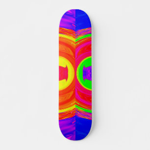 Psychedelic Abstract Pattern Skateboard