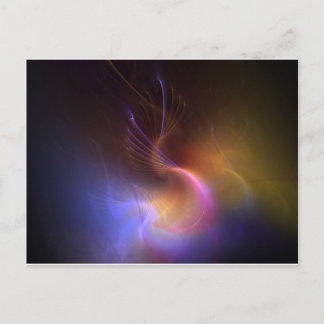 psychedelic abstract postcard