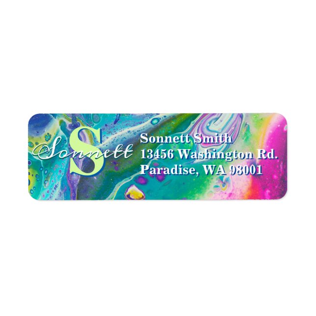 Psychedelic Acrylic Flow Art (Front)