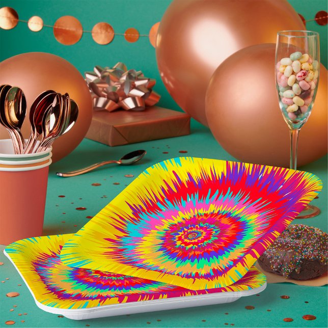 Psychedelic Art Paper Plate (Creator Uploaded)