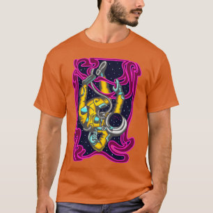 psychedelic astronaut space T-Shirt