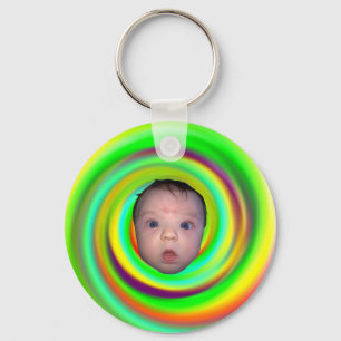Psychedelic Baby Key Ring