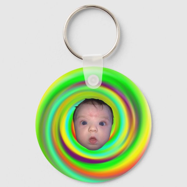 Psychedelic Baby Key Ring (Front)