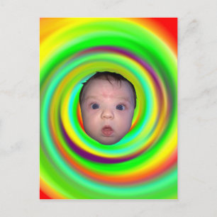 Psychedelic Baby Postcard