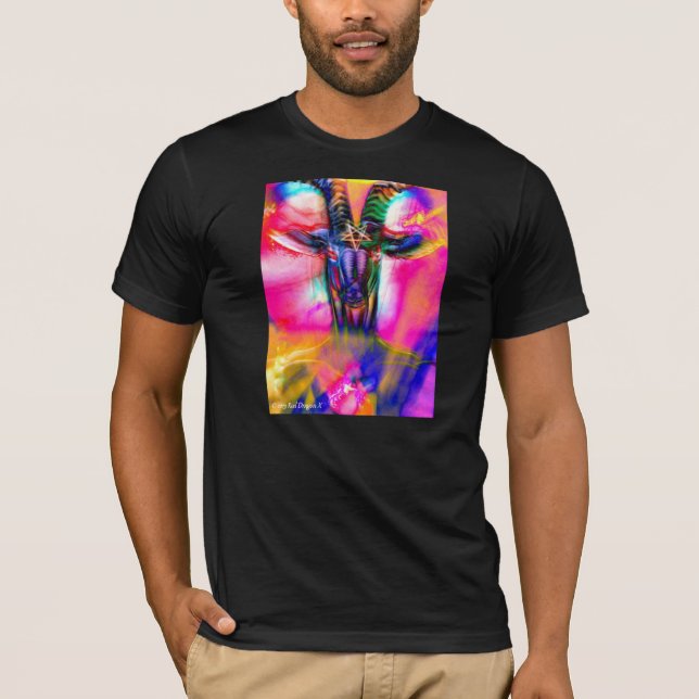 Psychedelic Baphomet T-Shirt (Front)