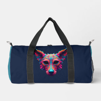 Psychedelic Best Friend - Dog Design T-shirt Duffle Bag