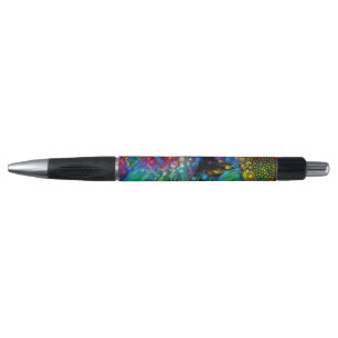 Psychedelic Bubble Burst Abstract Daisies