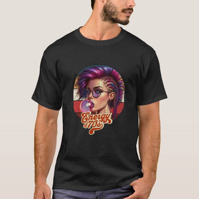 Psychedelic Bubblegum Vibes T-Shirt (Front)