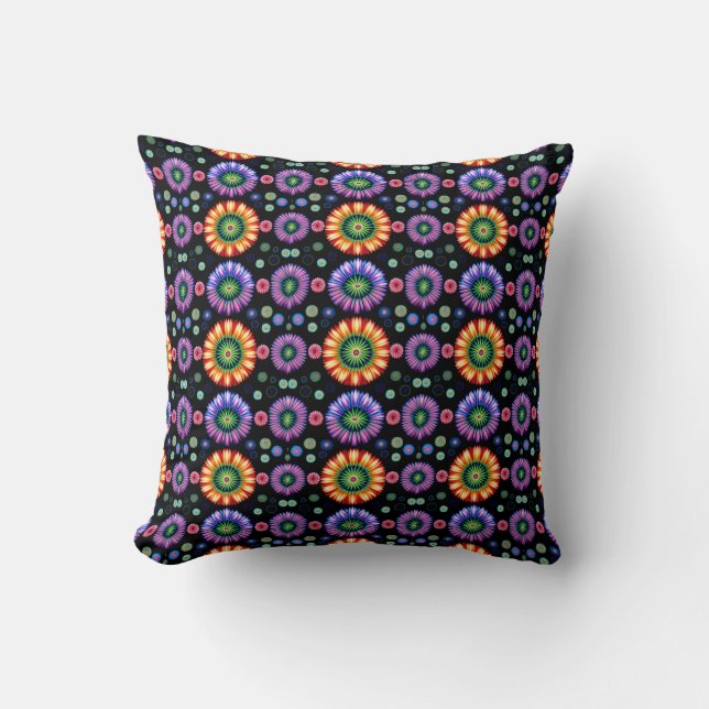 Psychedelic Burst Cushion (Front)