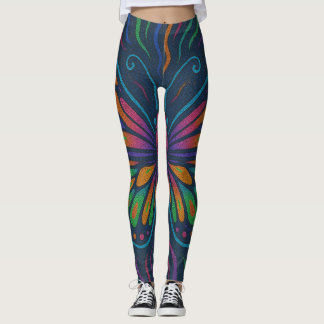 Psychedelic Butterfly Vibes Leggings