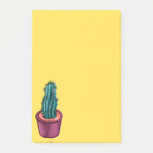 Psychedelic Cactus Trippy Succulent Post-it Notes
