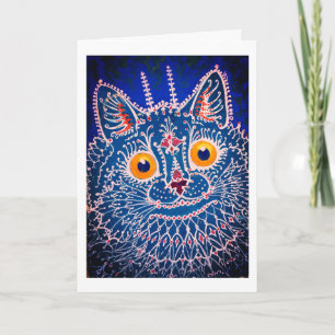 Psychedelic Cats Thank You Card