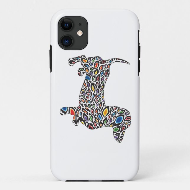 Psychedelic Cheetah Doxie Case-Mate iPhone Case (Back)